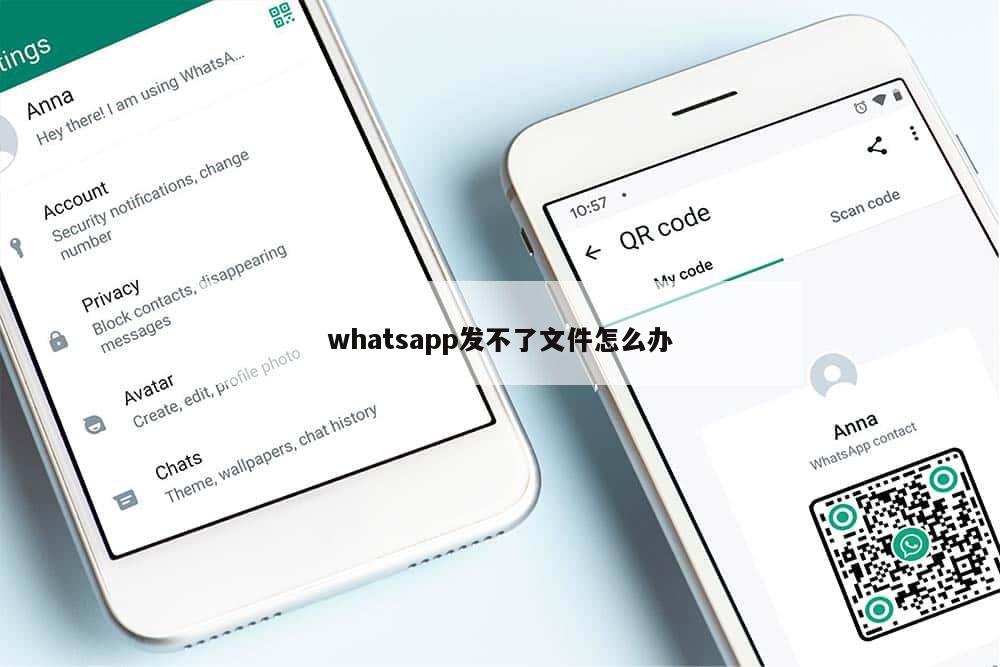 whatsapp发不了文件怎么办
