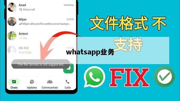whatsapp业务